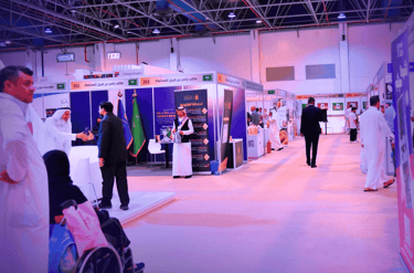 لقطة من مشاركتنا في تجهيز احد المعارض التجارية في مدينة الرياض باعداد وتجهيز فريق وتد للفعاليات WTD EVENTS