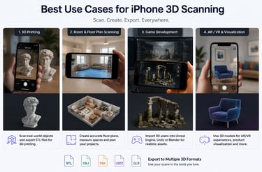Best Use Cases for iPhone 3D Scanning