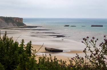 Arromanches - Golden beach - D-day