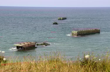 Arromanches - Golden beach - D-day