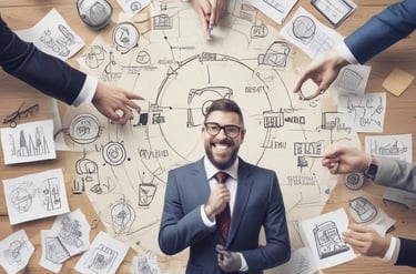 black blue and yellow textile