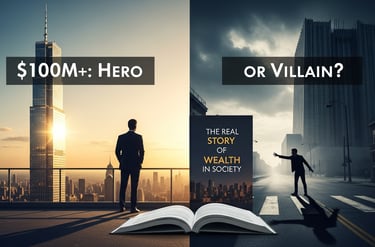 $100M+: Hero or Villain? The Real Story of Wealth in Society.