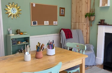 Art Therapy room in North Somerset