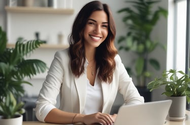 woman holding yellow flowers