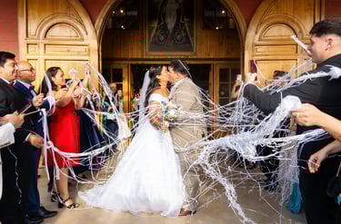 idea fotografía salida del altar matirmonio