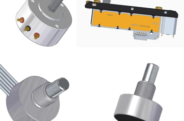 a series of four different types of electronic devices