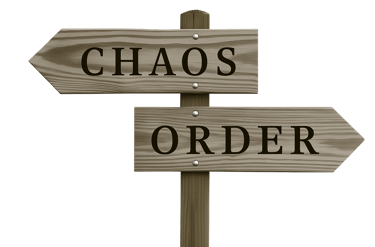 Rustic wooden signpost symbolising business structure