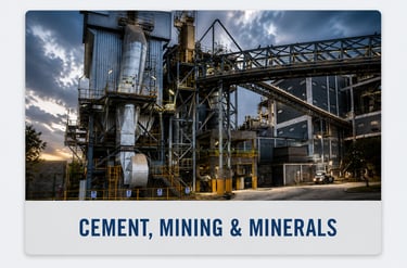 Engineering investigations for Cement and Mining operations