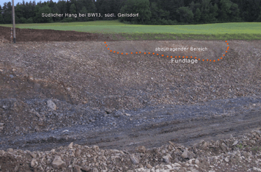 The Geilsdorf locality prior to excavations.