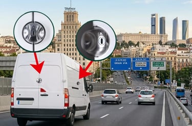 Cerradura de seguridad para furgonetas