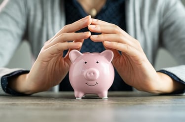 imagem de um porquinho da poupança.