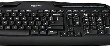 Logitech MK335 Wireless Keyboard and Mouse Combo - Black Silver