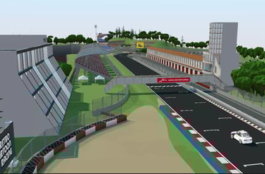 racing track unity