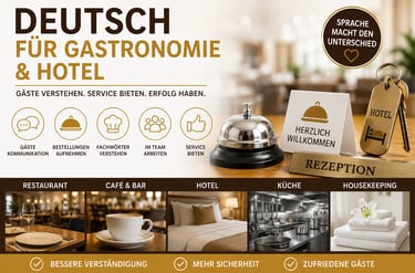 Deutsch für die Gastronomie & Hotel