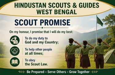 Scout Promise Hindustan Scouts & Guides West Bengal