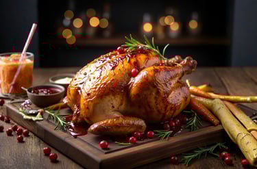 ayam panggang makanan untuk natal