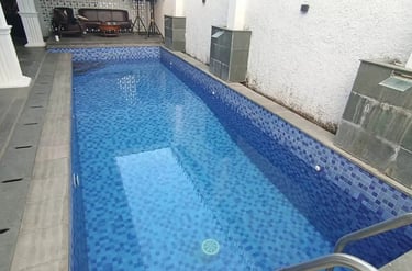 kolam renang semi overflow dan waterpool