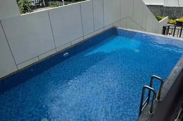 kolam renang infinity pool di lantai 2 buatan dayanapool