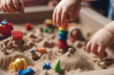 Children playing in sand