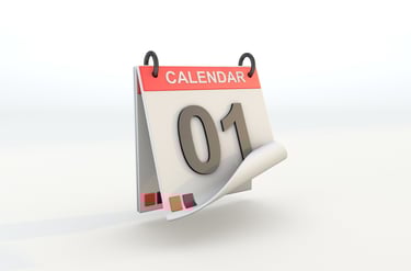 Calendar-on-white-background
