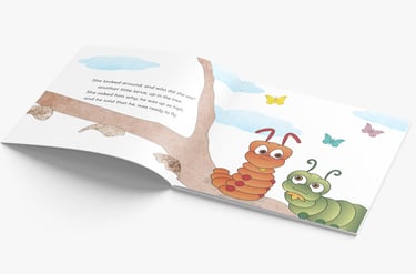 The Little Larva children's book