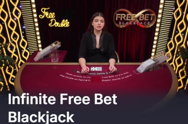 mwcash inifinite free bet blackjack