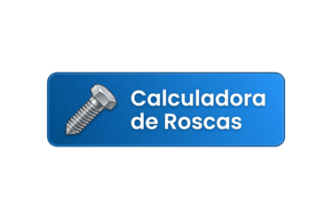 Calculadora de roscas online para identificación de métricas y pasos de tornillo.