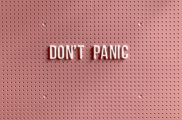 Don’t panic; Pânico; Ansiedade