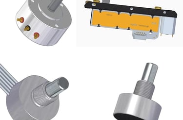 a series of four different types of electronic devices
