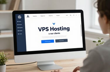 VPS hosting control panel for high-performance e-commerce websites