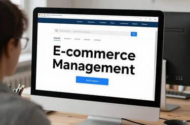 E-commerce management dashboard for Amazon, eBay, Shopify and TikTok Shop stores