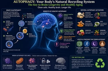 New research reveals how autophagy may extend healthspan, improve metabolism, and protect against ag