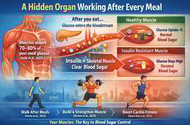 Skeletal Muscle: The Missing Link in Blood Sugar Control and Metabolic Health