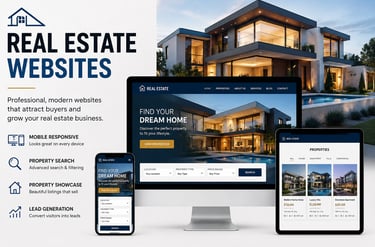 Real estate website design
