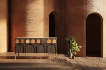 Giulia Sbrogiò | designer - madia - radica - borsato interior - augusto - mobile augusto