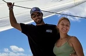 Charlie et Morgane, capitaine et hotesse 