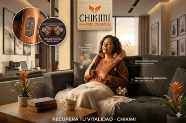 Masajeador Cervical Pressura | Alivio de Cuello y Hombros | Chikimi Cuenca