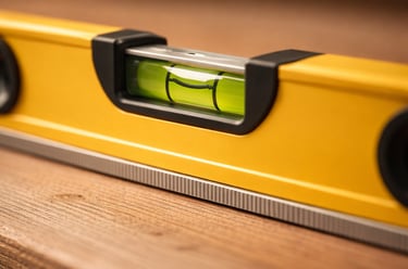 Imagem de um nível de prumo simbolizando a regulação emocional