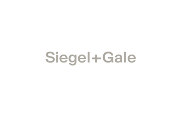 Siegel and gale logo - brand and creative strategy consultancy for brand strategy agency  