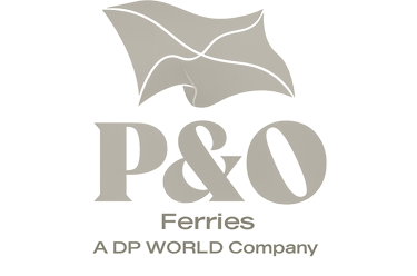 P&O logo.- brand repositioning project for new UK creative campaign