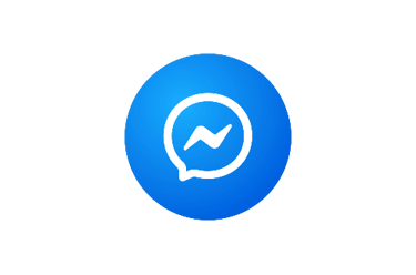 a blue and white logo with a blue and white background