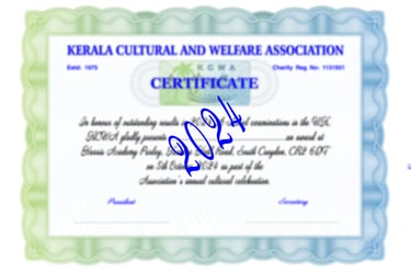 award sample