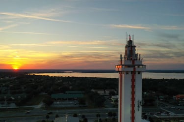 Citrus Tower at sunset