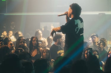Live performance visual used for concert and music marketing campaigns