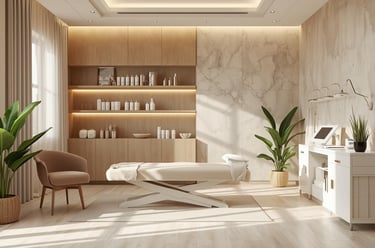 Compact HIFU treatment setup suitable for home-based skin clinics and small studios