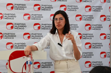Taller de capacitación política en el Partido Alzando México