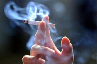 Cigarate in Hand