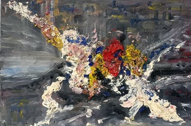 Cuadro Al Amanecer de Miguel Yebra. Colección Sensaciones