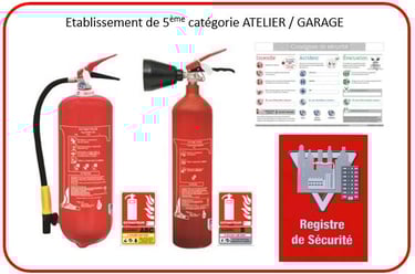 Vente d'extincteurs, boutique sécutité incendie