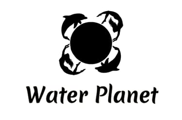 Logo Water Planet on a white background